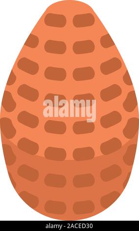 Season pine cone icon, isometric style Stock Vector
