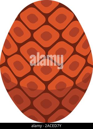 Botanical pine cone icon, isometric style Stock Vector