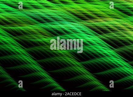Dynamic curves ands blur pattern. Fractal graphics. Science and technology concept. Stock Photo