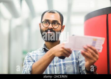 heating engineer checking system Stock Photo