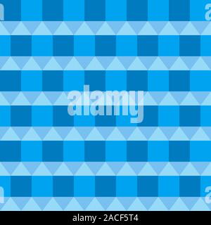 Uniform tiling pattern. This tiling pattern is called elongated triangular tiling and has three triangles and two squares on each vertex (corner). It Stock Photo