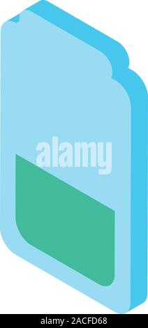 sim card phone isolated icon Stock Vector