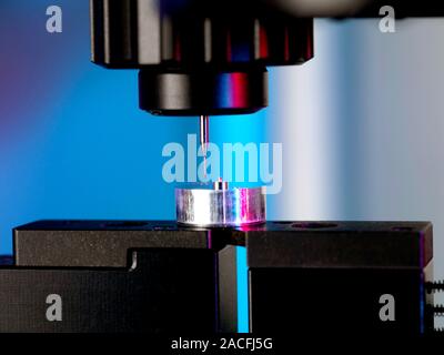 3D measurement machine. Close-up of the probe head of a coordinate measurement machine. Machines like this are capable of accurate 3D measurements of Stock Photo