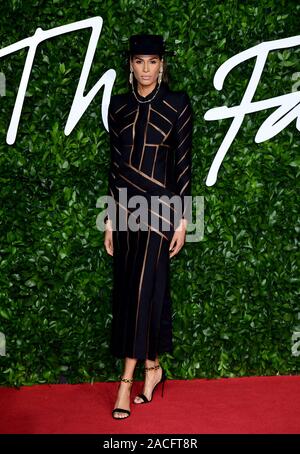 Cindy Bruna attending the Fashion Awards 2019 at the Royal Albert Hall