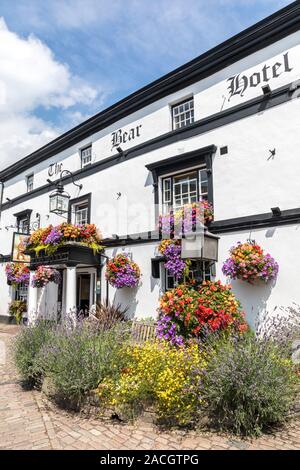 The Bear Hotel, Crickhowell, Wales, UK Stock Photo