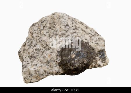 Orbicular granite, Craftsbury, Vermont, USA.. Stock Photo