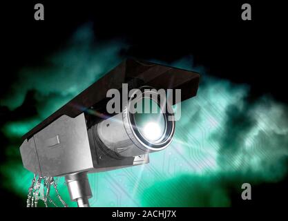 Surveillance, conceptual image. Stock Photo