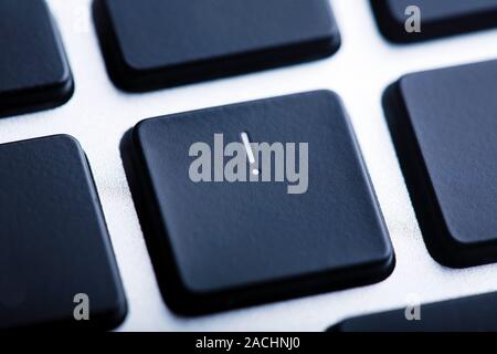 Computer warning, conceptual image. Stock Photo