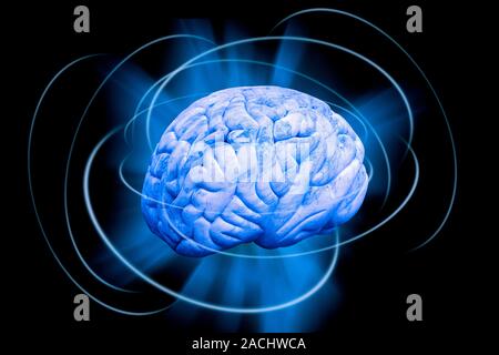 Creativity, conceptual computer artwork. Stock Photo