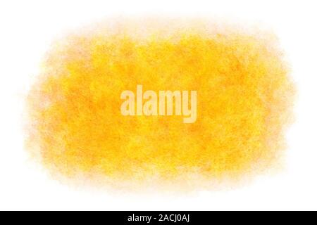 Japanese new year yellow color abstract on natural grunge watercolor hand paint background Stock Photo