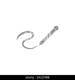 simple pen and ink simple symbol vector Stock Vector