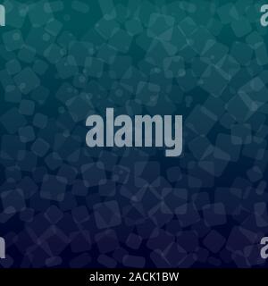 Dark blue abstract background. Geometric square design. Vector illustration. Stock Vector