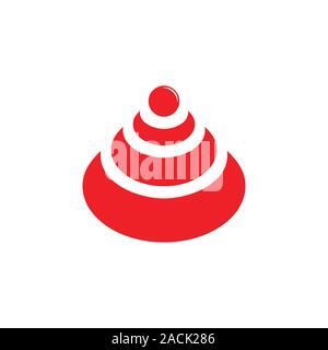 vector of abstract birthday cake Stock Vector