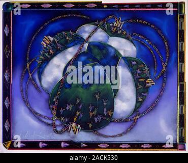 Global communication, conceptual image. Stock Photo