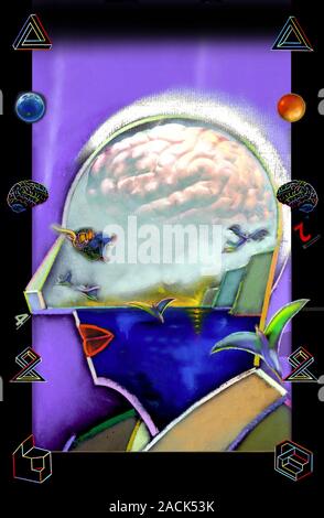 Dementia, conceptual image. Stock Photo