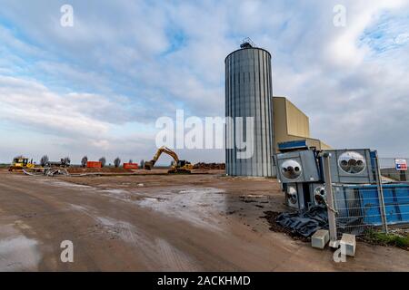 Aiterhofen, Germany. 02nd Dec, 2019. The former premises of the company Bayern-Ei. Five years after the scandal about the Lower Bavarian company Bayern-Ei, the laying hen facility has been torn down. The site had been sold to a private investor from the district, said a spokesperson for the district office. Credit: Armin Weigel/dpa/Alamy Live News Stock Photo