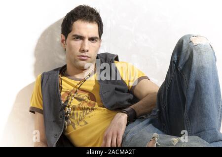 Young man in casual clothes Stock Photo
