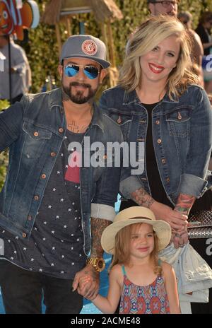 Rochelle Karidis, A.J. Mclean at arrivals for THE AMAZING SPIDER