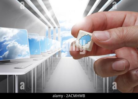 cloud network Stock Photo