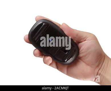 hand using mouse computer Stock Photo