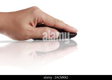 Wireless computer mouse Stock Photo