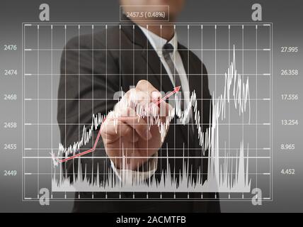 Young stylish Businessman Stock Photo
