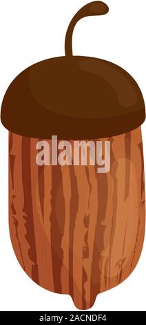 Autumn season acorn vector design Stock Vector