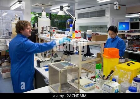Bristol Robotics Laboratory, UK. Photograph of engineers working at the Bristol Robotics Laboratory (BRL). Bristol Robotics Laboratory is the most com Stock Photo
