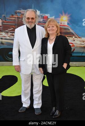 LOS ANGELES, CA. July 9, 2016: Actress Lesley Nicol & husband David Keith Heald at the Los Angeles premiere of 'Ghostbusters' at the TCL Chinese Theatre, Hollywood. © 2016 Paul Smith / Featureflash Stock Photo