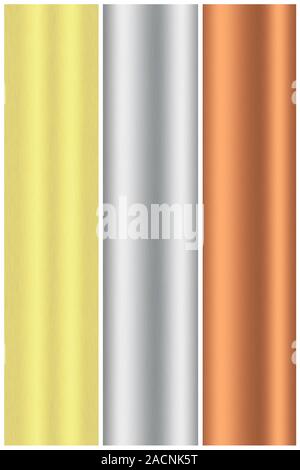 Brushed metal surfaces as background Stock Photo