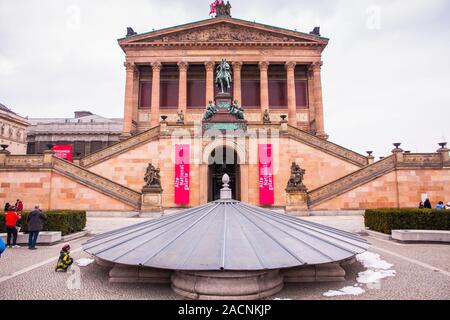 Old National Gallery, Berlin Stock Photo