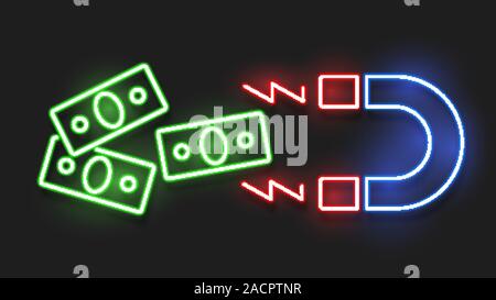 Reduces The Effect Of Red Lines. Line Icon Of Reducing Money. The Percentage Down The Line Icon. Cost Reduction-reduce The Dollar Icon. Stock Vector