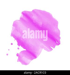 Watercolor Blob, Illustration Isolated On White Background Stock Vector