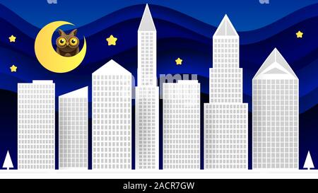 Magic Illustration With Moon And Different Elements Of Space. Stars, Space, Planets. Vector Stock Vector