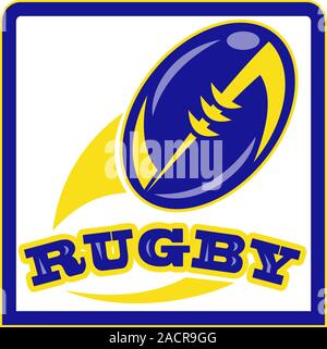 rugby ball flying out Stock Photo - Alamy