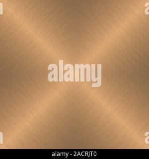 Copper with linear structure as background Stock Photo