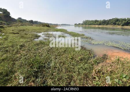 River Shilabati or Silai at the Gangani ravines in Garbeta, West Bengal, India. Stock Photo