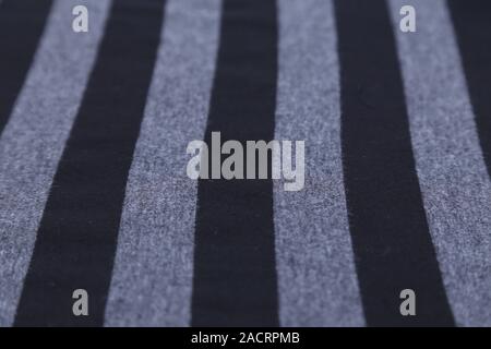 striped fabric close background Stock Photo