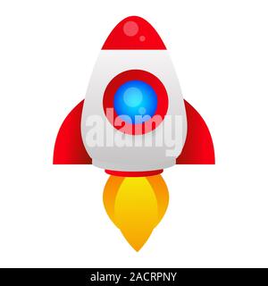 Missile, Rocket Isolated Vector Icon Which Can Easily Modify Stock Vector