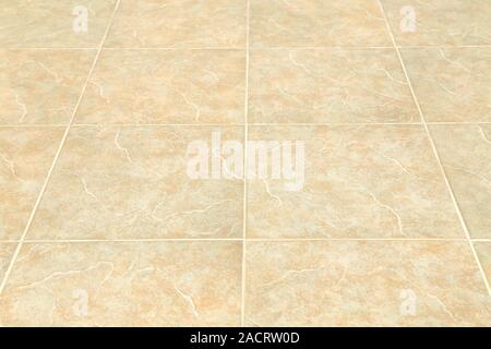 Brown ceramic floor tiles closeup texture Stock Photo