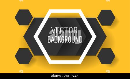 Abstract Black Explosion. Geometric Background. Vector Illustration Stock Vector