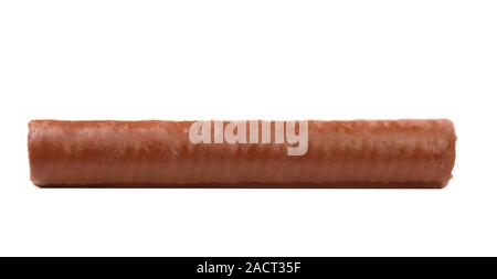 Waffle rolls coated chocolate. Stock Photo