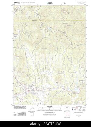Map of Custer in South Dakota Stock Photo - Alamy