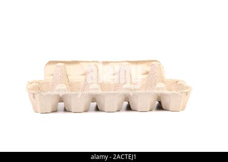 Empty carton egg box. Stock Photo