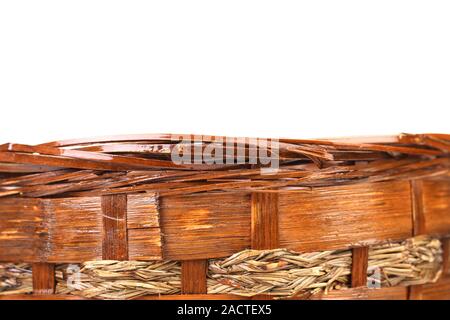 Fragment of basket. Close up. Stock Photo