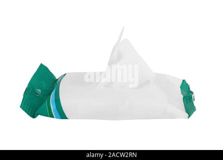 Tissue box isolated on a white background Stock Photo