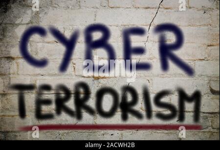Cyber Terrorism Concept Stock Photo