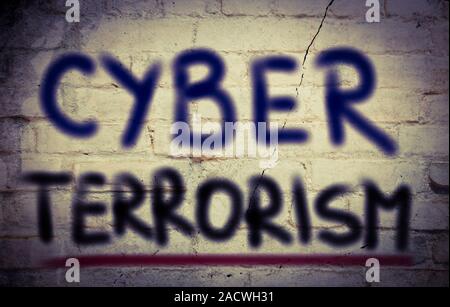 Cyber Terrorism Concept Stock Photo