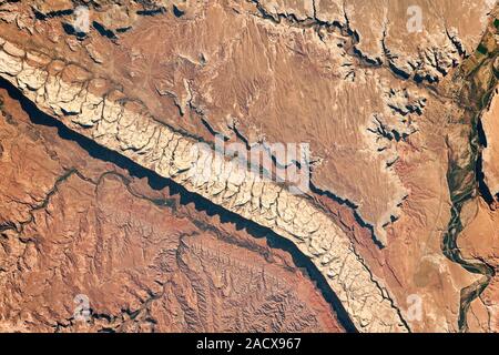 Comb Ridge Utah, USA NASA satellite image Earth from Space Stock Photo