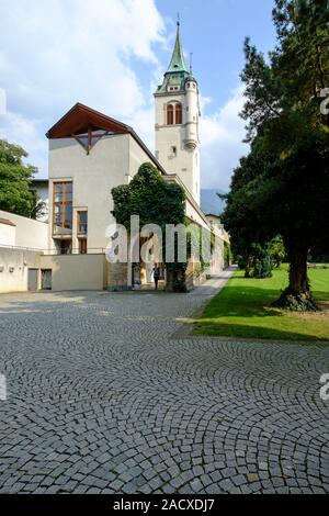Parish church of Our Lady in Schwaz, Austria, largest gothic hall church in Tyrol Stock Photo